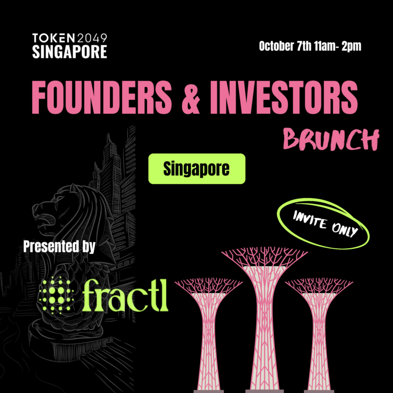 Token2049 Singapore Founders & Investors Brunch ✨ (invite only)