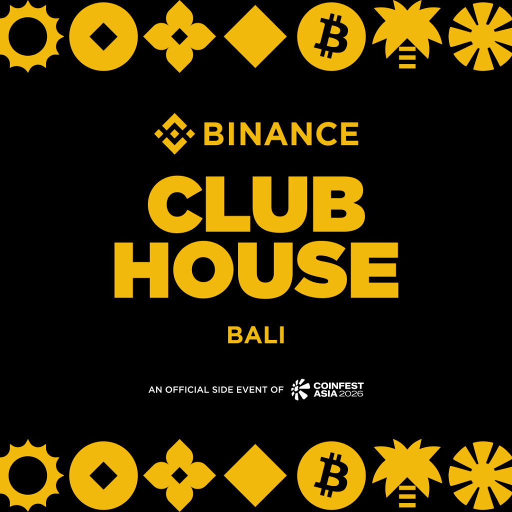 Binance Clubhouse Bali – Official Side Event at Coinfest Asia 2026