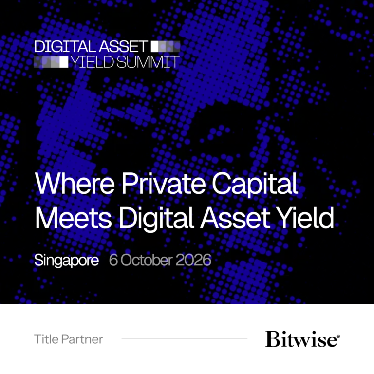 Digital Asset Yield Summit Singapore