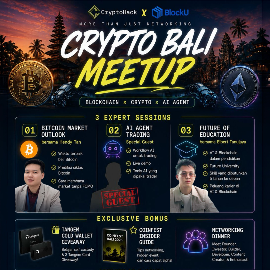 🚀 CryptoHack x BlockU Bali Meetup