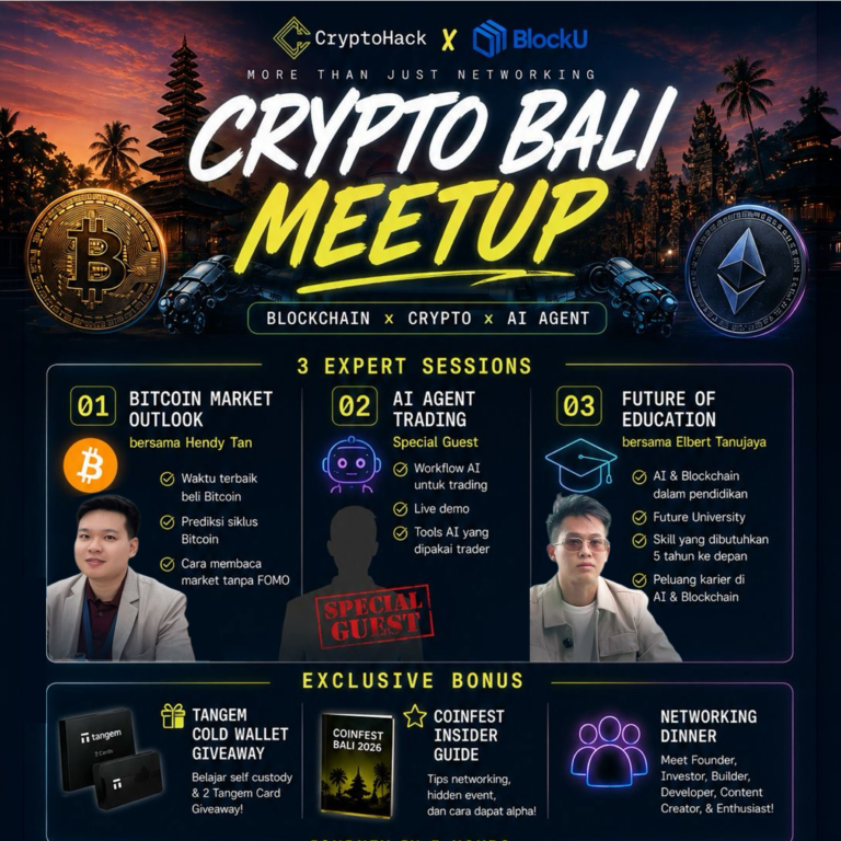 🚀 CryptoHack x BlockU Bali Meetup