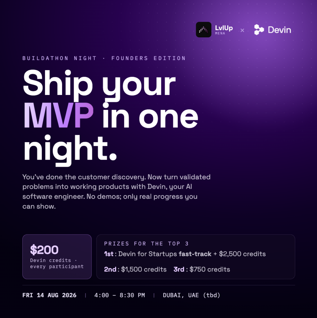 LvlUp MENA x Devin AI: Ship Your MVP Night