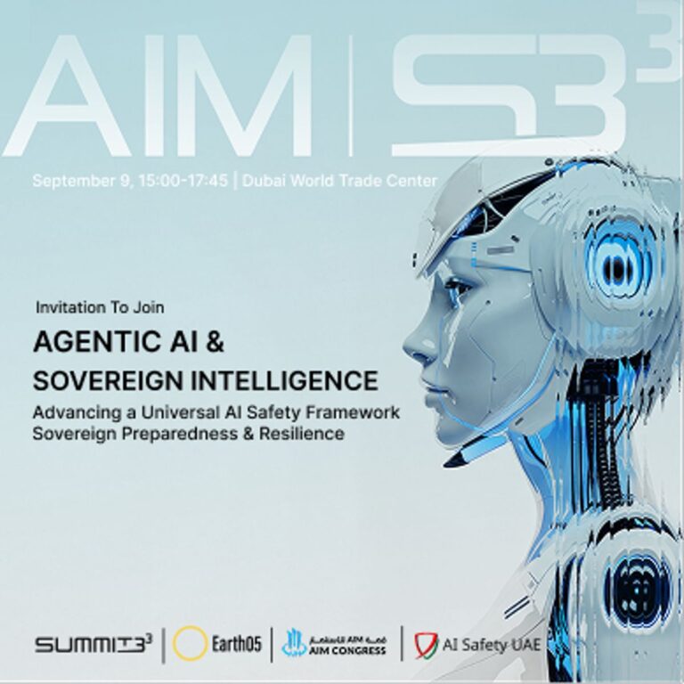 AGENTIC AI, SOVEREIGN INTELLIGENCE & INVESTMENT on September 9, 15:00-17:45 | Dubai World Trade Center (Invite-Only)