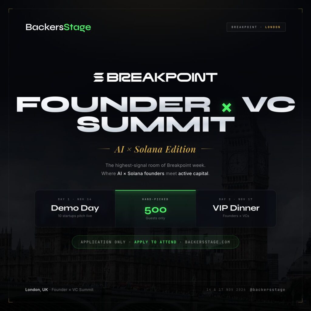 Founder x VC Summit | Demo Day | Breakpoint Week 🇬🇧