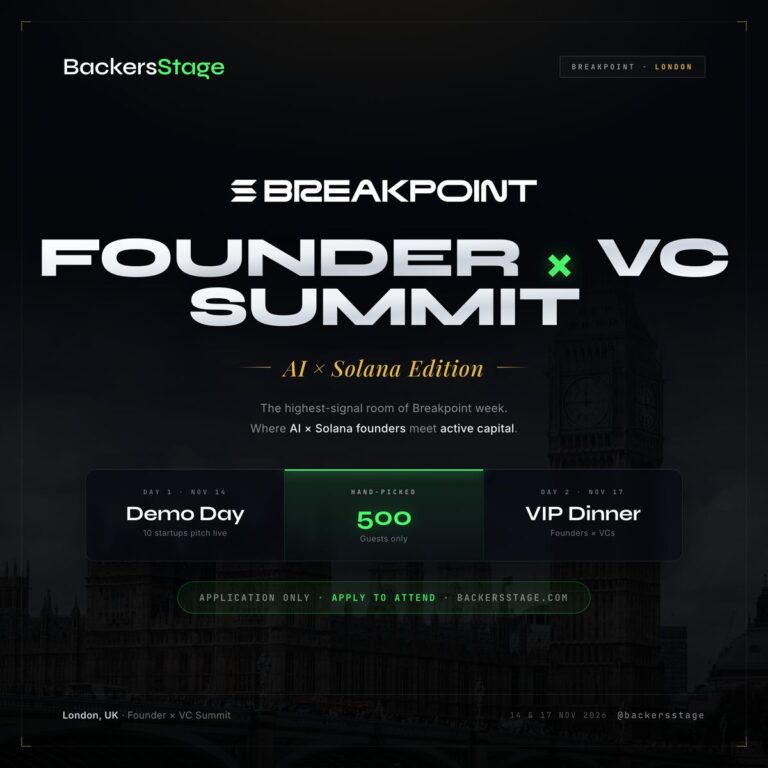 Founder x VC Summit | Demo Day | Breakpoint Week 🇬🇧