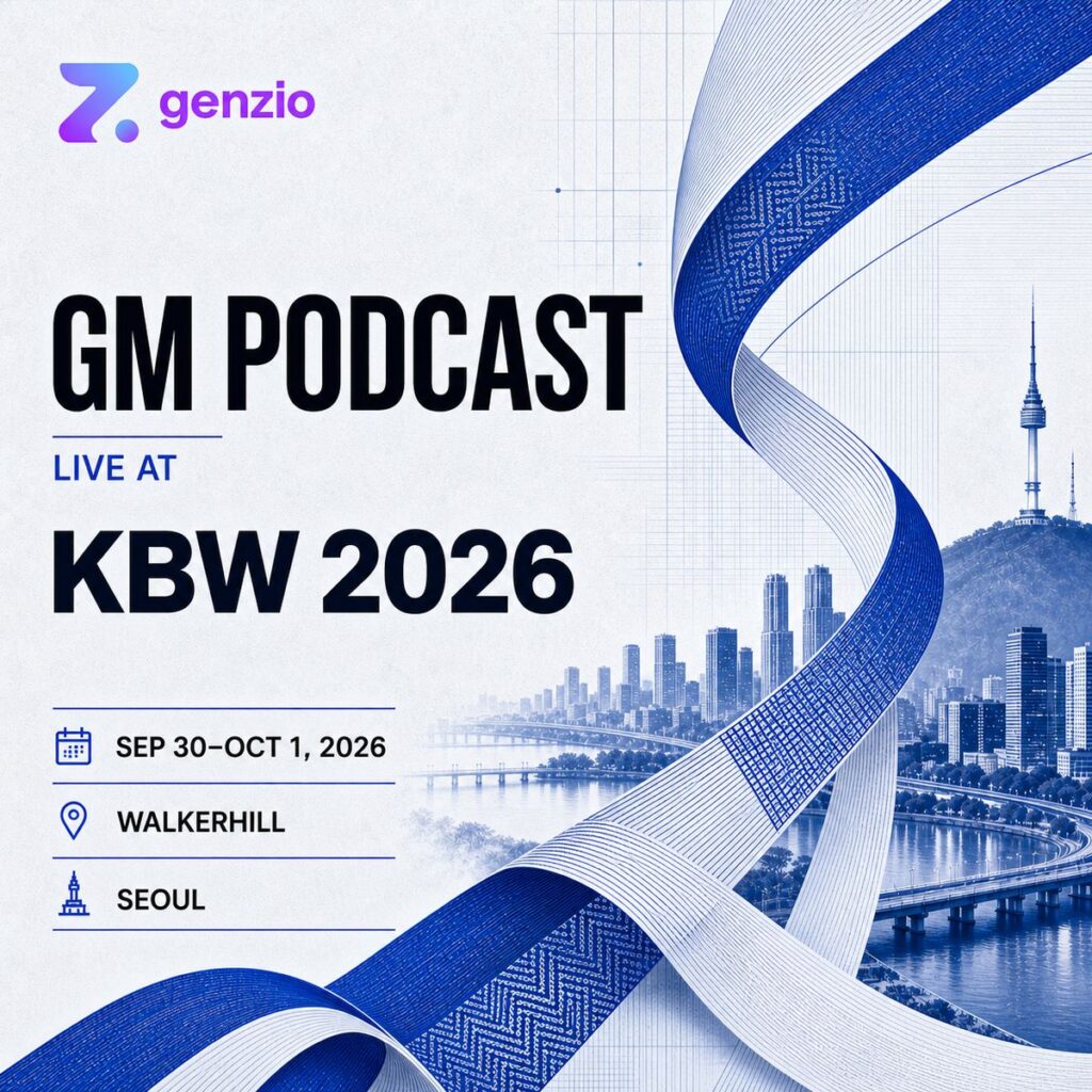 Genzio Media House @ KBW 2026