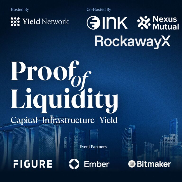 Proof Of Liquidity: Singapore Edition by Yield Network
