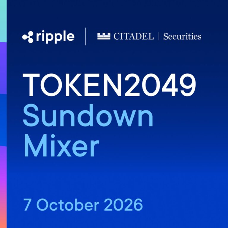 Ripple & Citadel Securities: TOKEN2049 Sundown Mixer