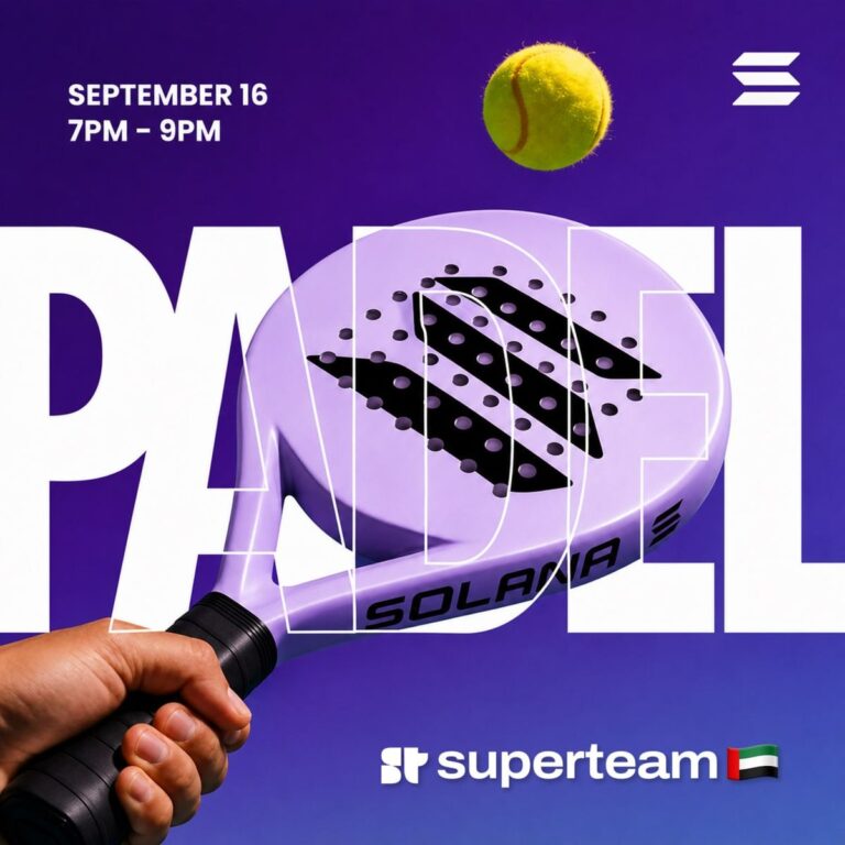 Solana Padel Game
