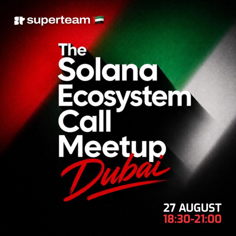 Superteam UAE: Solana Ecosystem Call Meetup