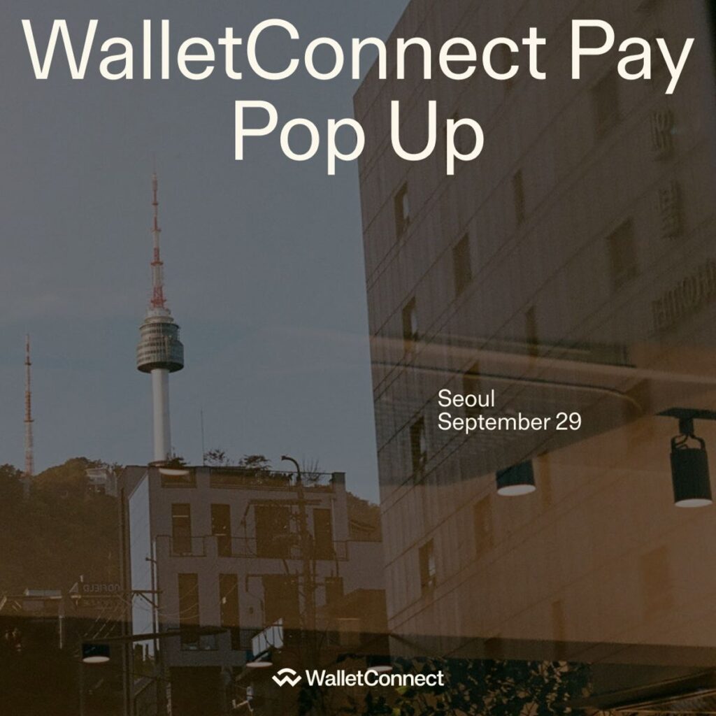 WalletConnect Pay x DCENT Korea Pop-Up @ KBW