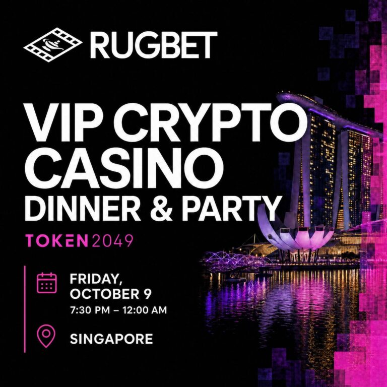 VIP Crypto Casino Dinner & Party by Rugbet.gg | Singapore