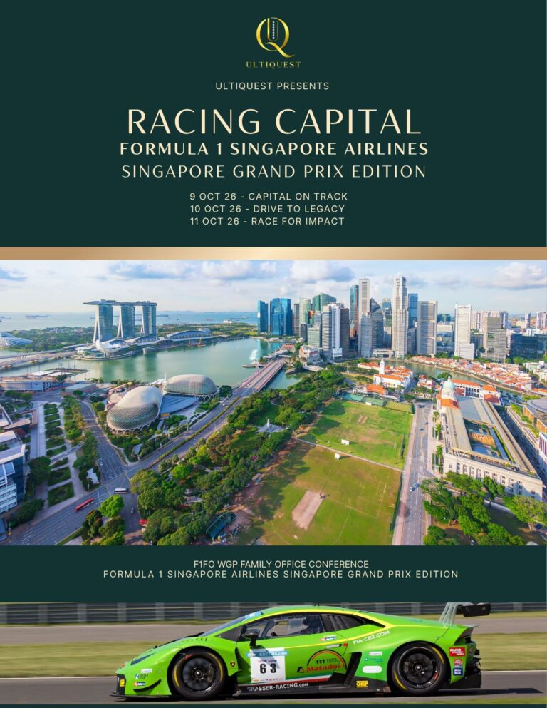 9th Oct 26 – CAPITAL ON TRACK – FORMULA 1 SINGAPORE AIRLINES SINGAPORE GRAND PRIX EDITION 2026