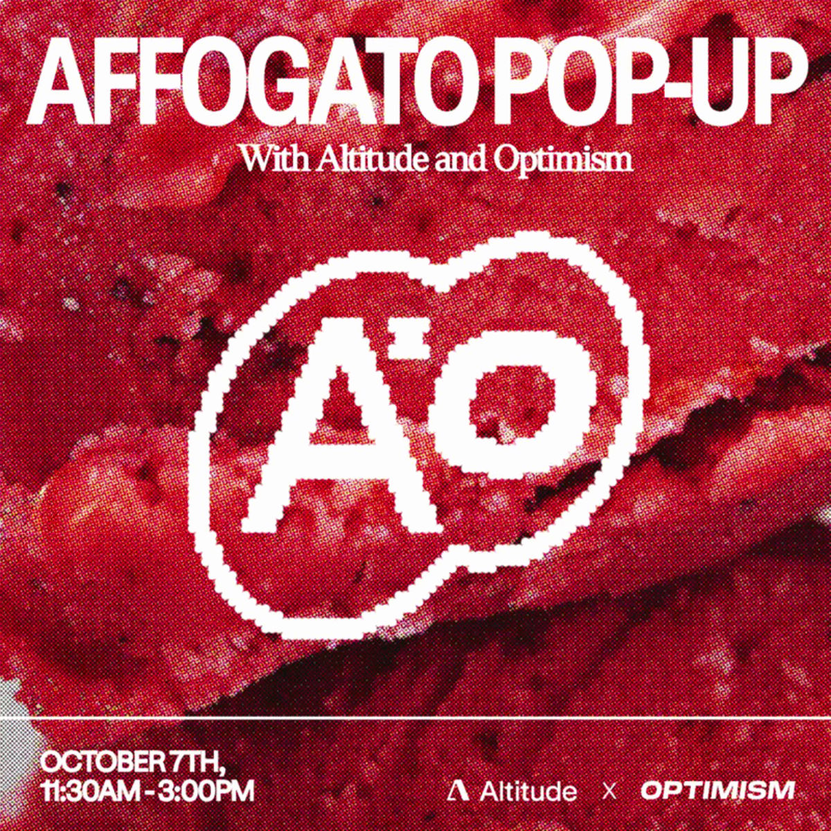 Affogato Pop-up, with Altitude and Optimism