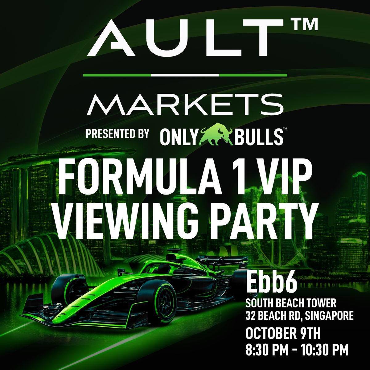 Ault Markets: Formula 1 VIP Viewing Party