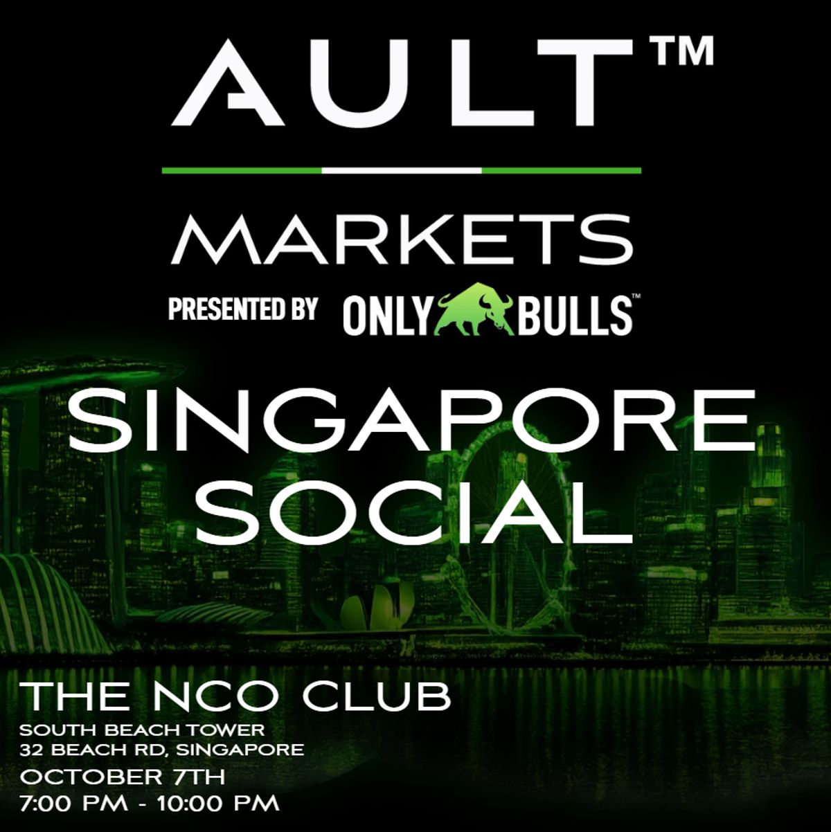 Ault Markets × OnlyBulls Social Singapore @ Token2049