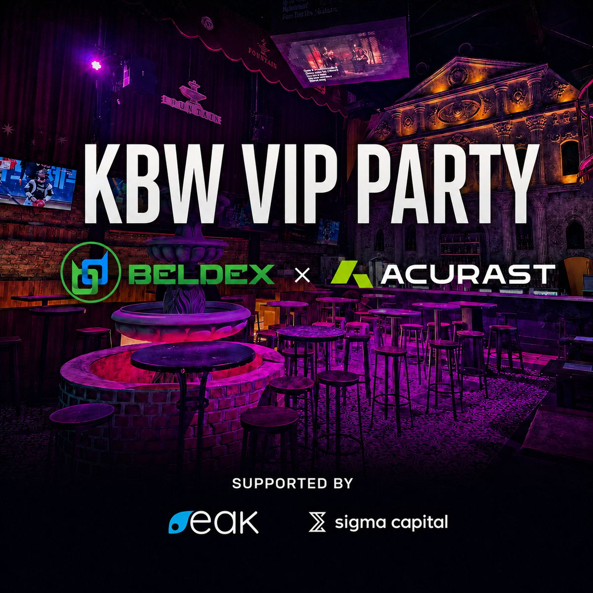 KBW VIP Party: Beldex x Acurast