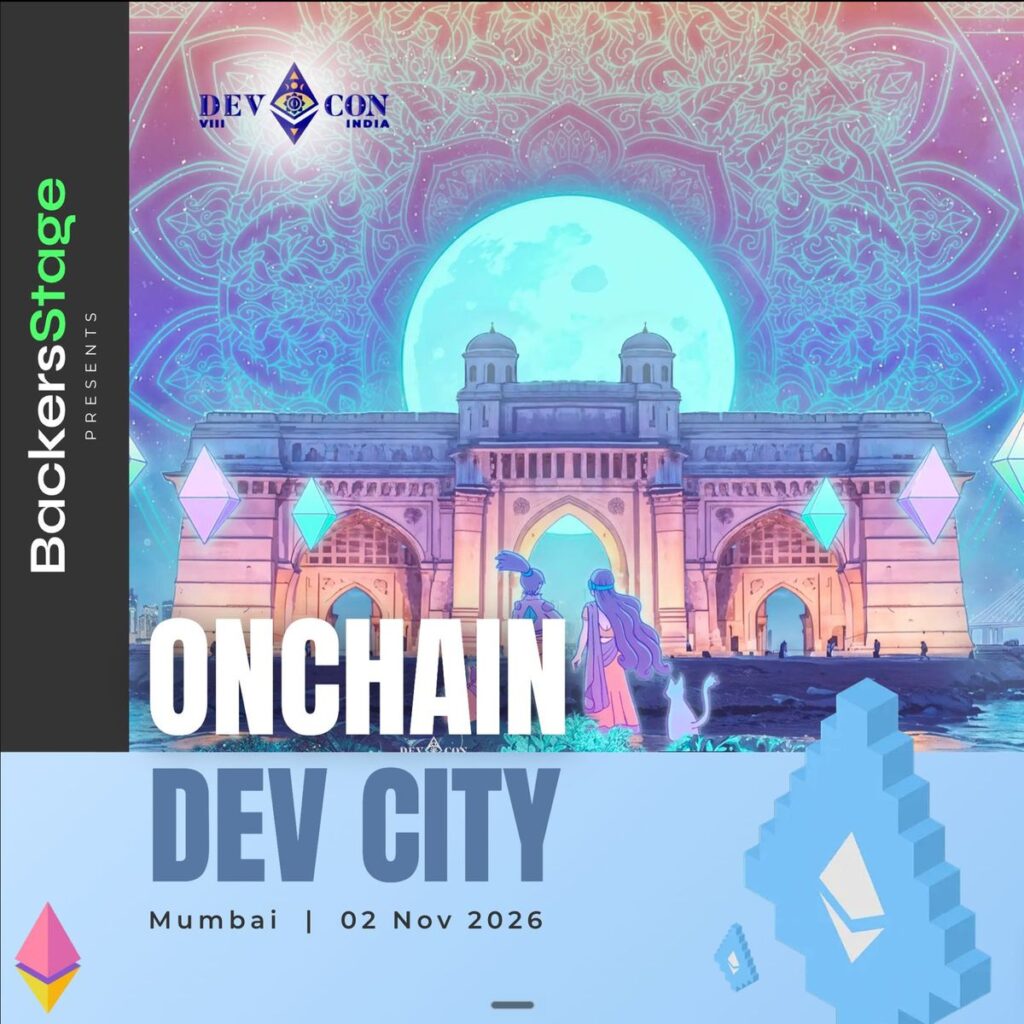 Onchain Dev City – Devcon [8] INDIA 🇮🇳