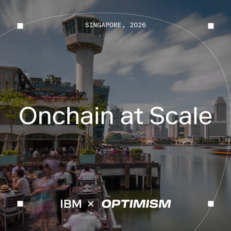 Onchain at Scale — IBM × Optimism