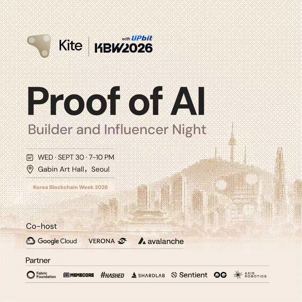 Proof of AI: Builder and Influencer Night | KBW 2026