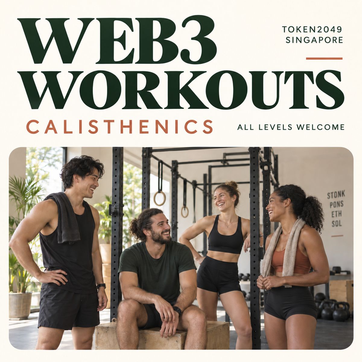 Web3 Workouts: Calisthenics @ Token2049 Singapore