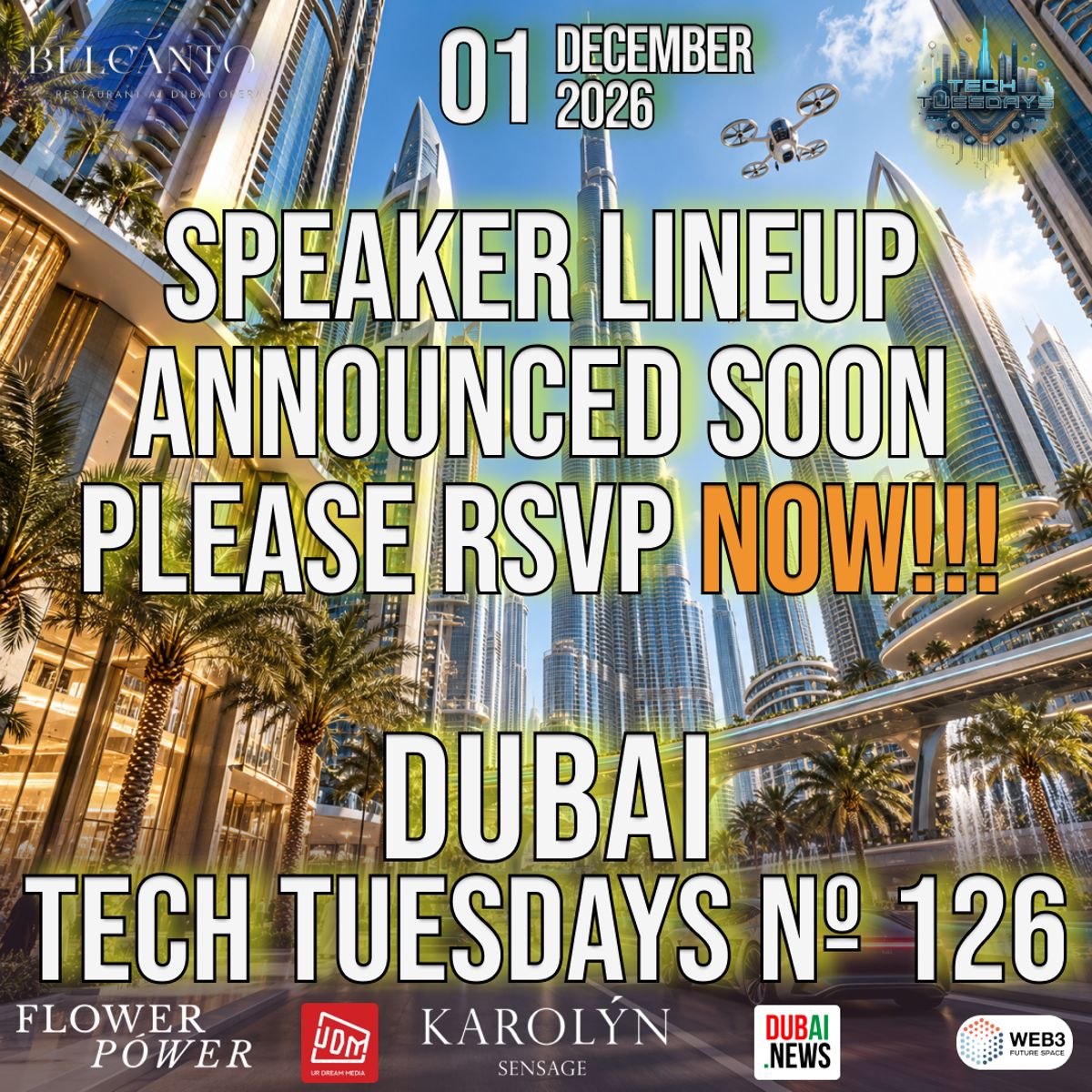 Dubai Tech Tuesdays No. 126 – Details Coming Soon!