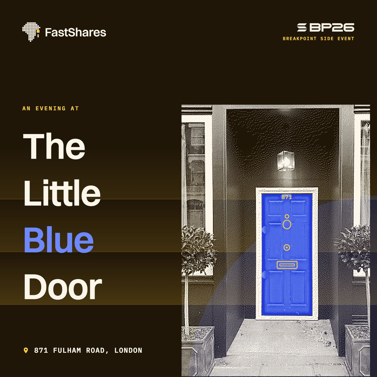 Little Blue Door: FastShares After Hours, 6pm until late