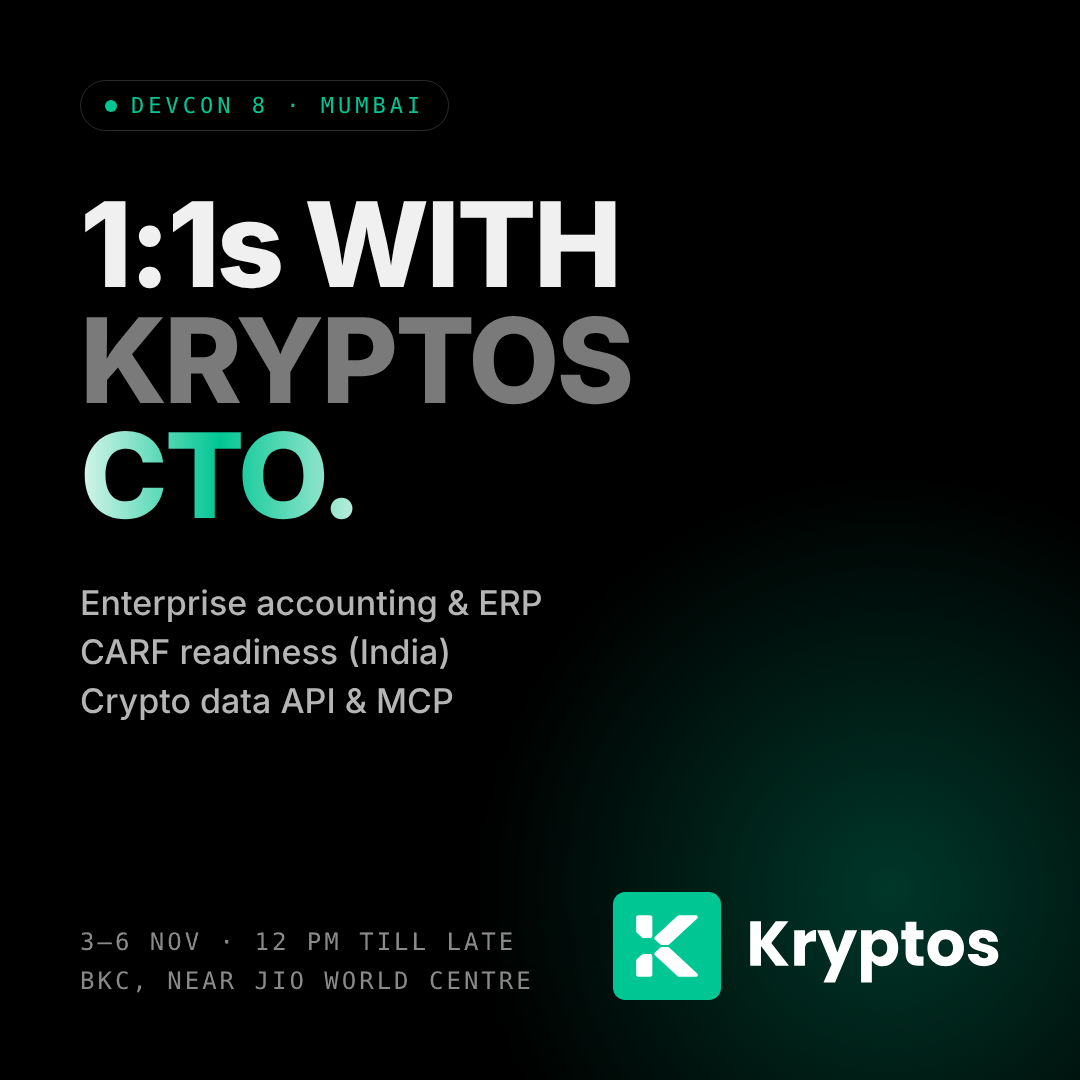 Your Crypto Data Problem, Solved in One Meeting | Kryptos @ Devcon 8