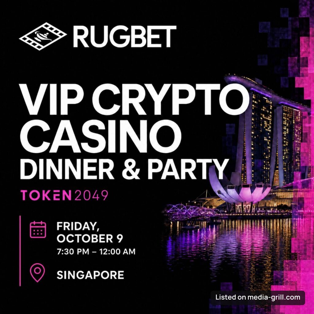 VIP Crypto Casino Dinner & Party by Rugbet.gg | Singapore