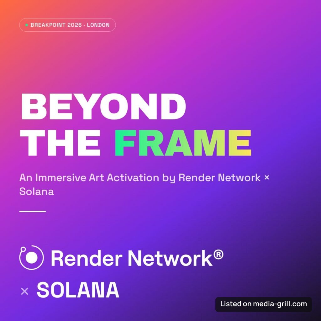 BEYOND THE FRAME: An Immersive Art Activation by Render Network x Solana