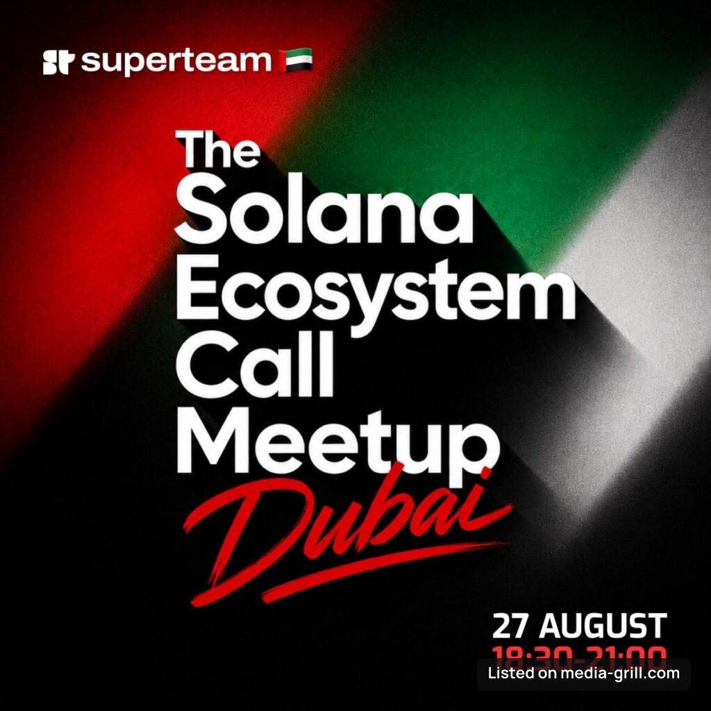 Superteam UAE: Solana Ecosystem Call Meetup