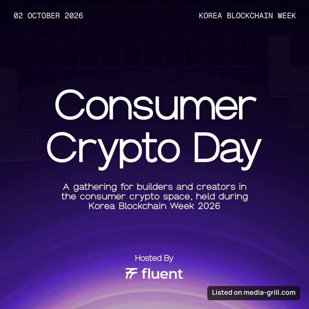 Consumer Crypto Day @ KBW 2026 | Hosted by Fluent & Four Pillars
