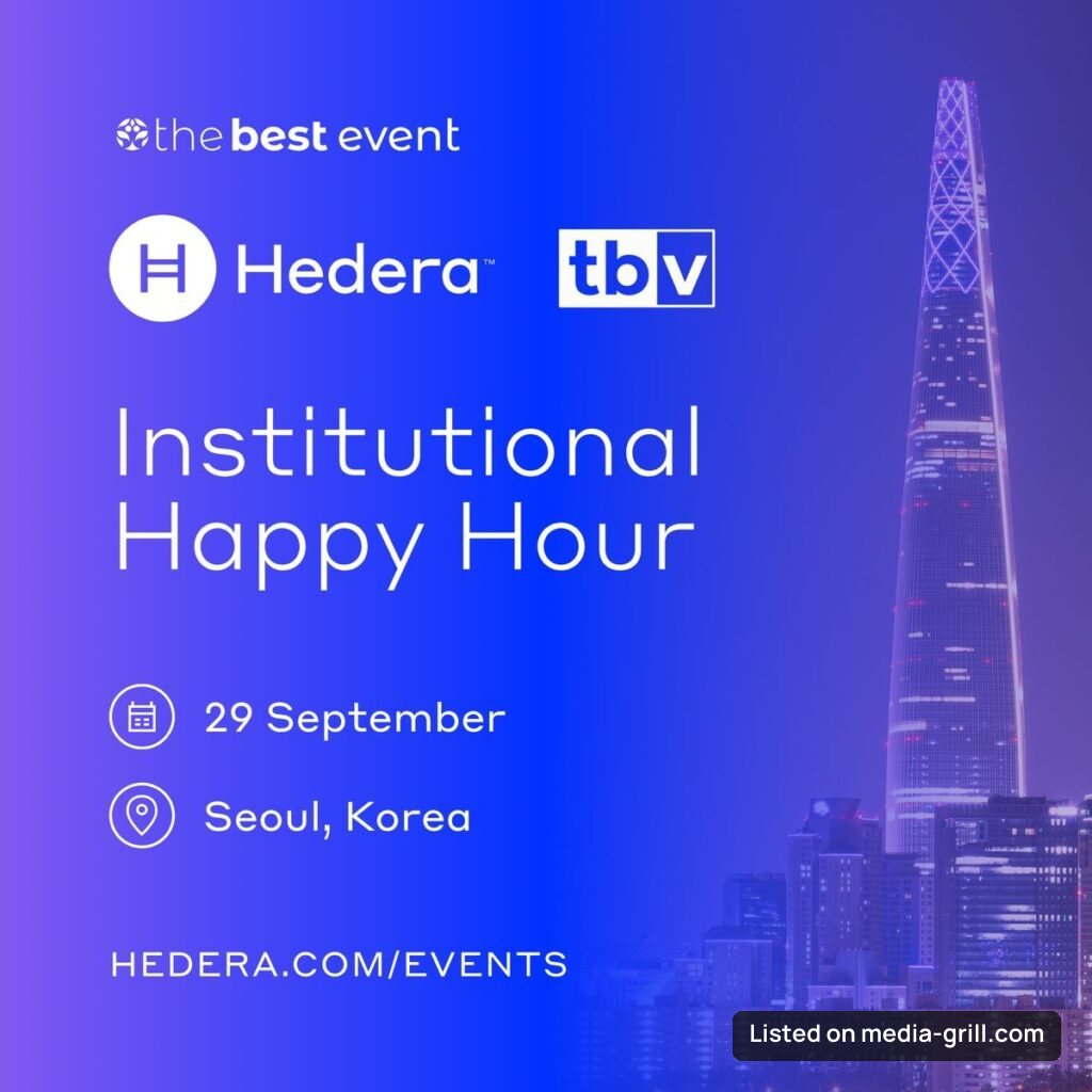 Institutional Happy Hour with Hedera & TBV