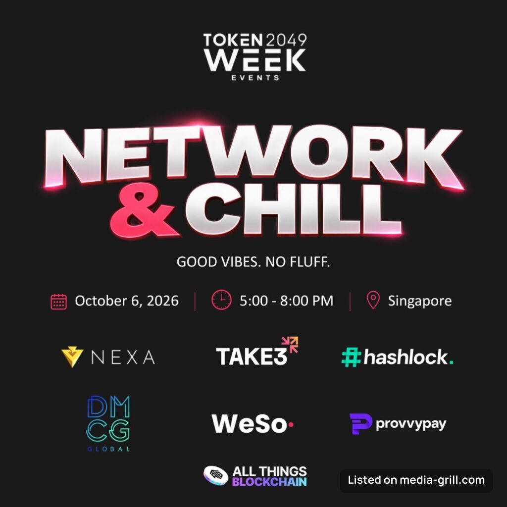 Network & Chill: Good Vibes. No fluff. 💫