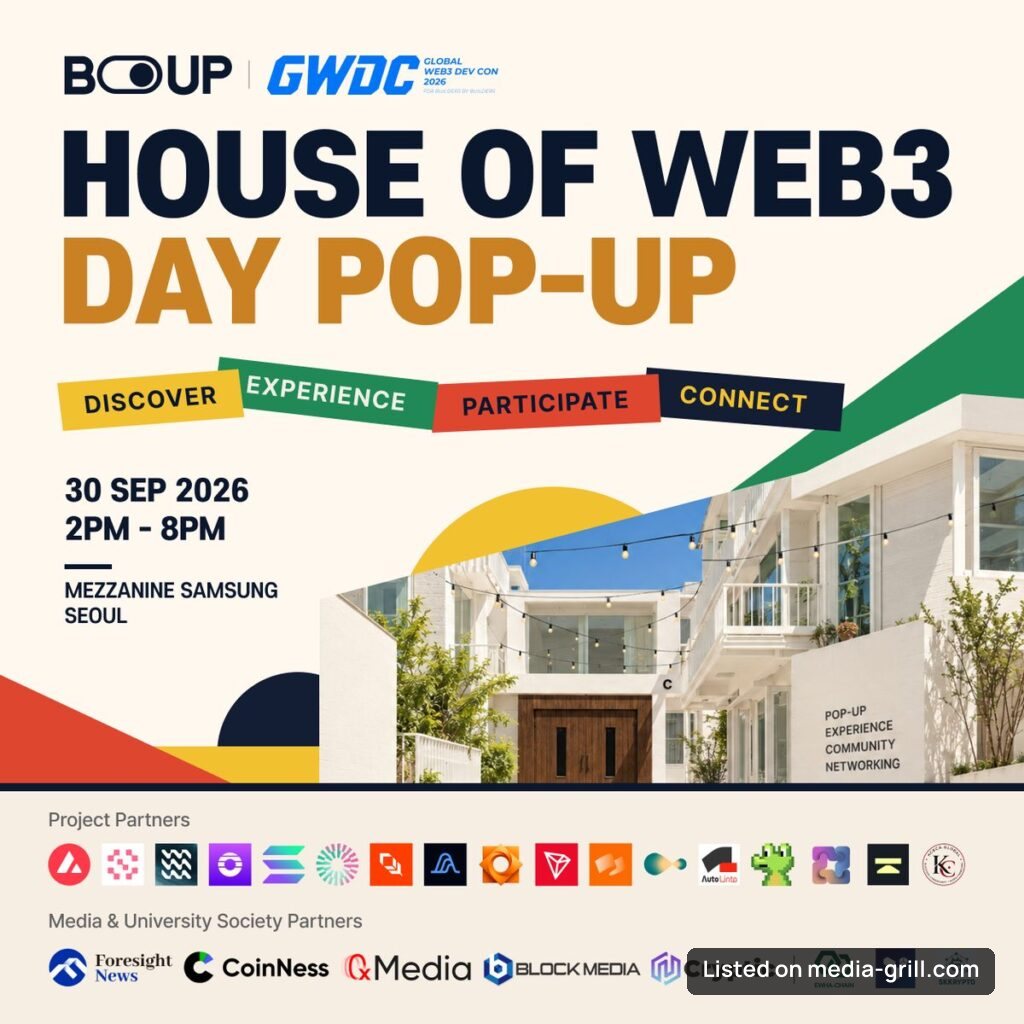 🏠 House of Web3 | In the Heart of Seoul Pop-up