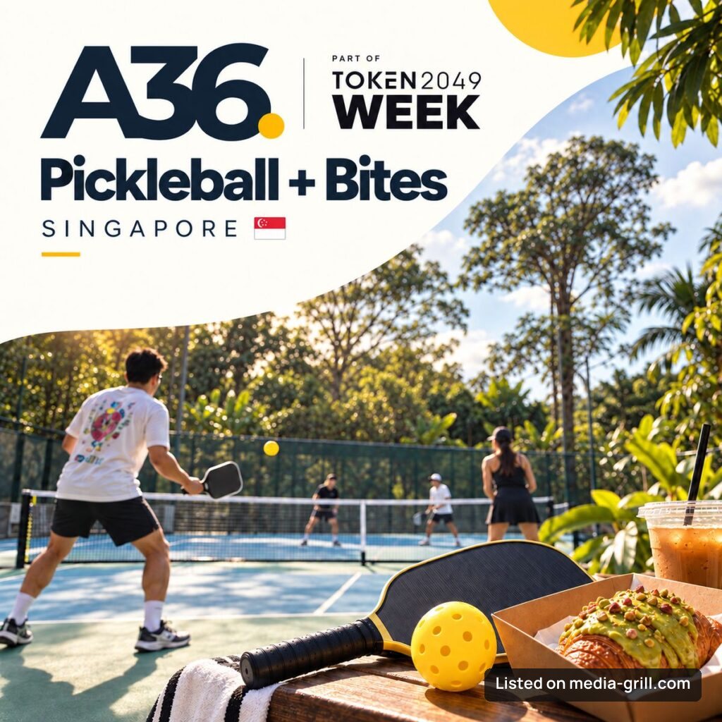Pickleball + Crypto Whales 🐳🏓🇸🇬