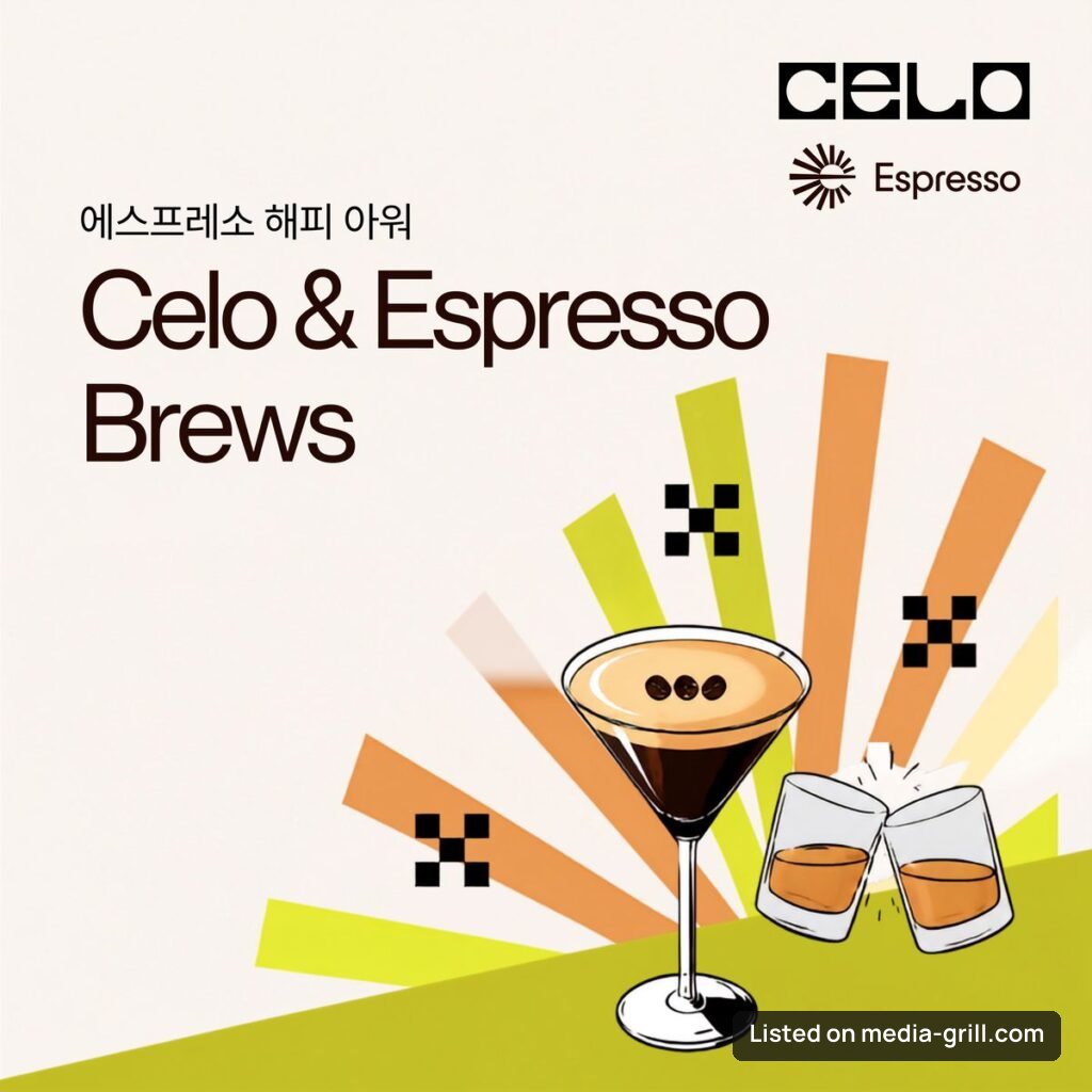 Celo & Espresso Brews Happy Hour 🍸 에스프레소 해피 아워