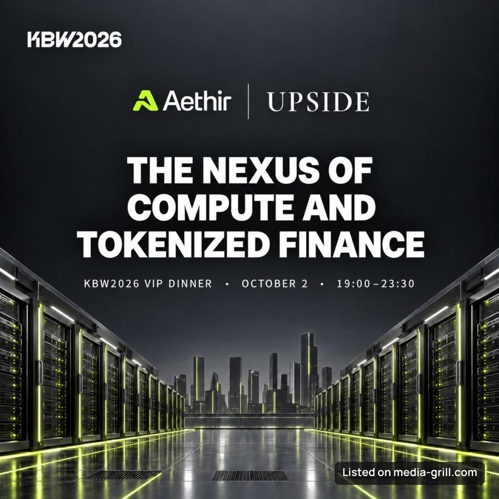 The Nexus of Compute and Tokenized Finance | Aethir x Upside KBW VIP Dinner