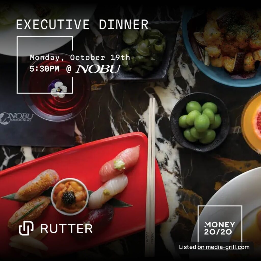 Executive Dinner at Nobu: Delivering Financial Products Where Businesses Already Work