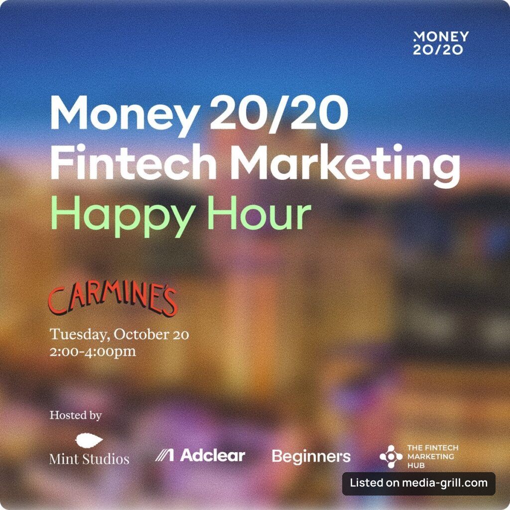 Fintech Marketing Happy Hour: Mint Studios x Adclear x Beginners