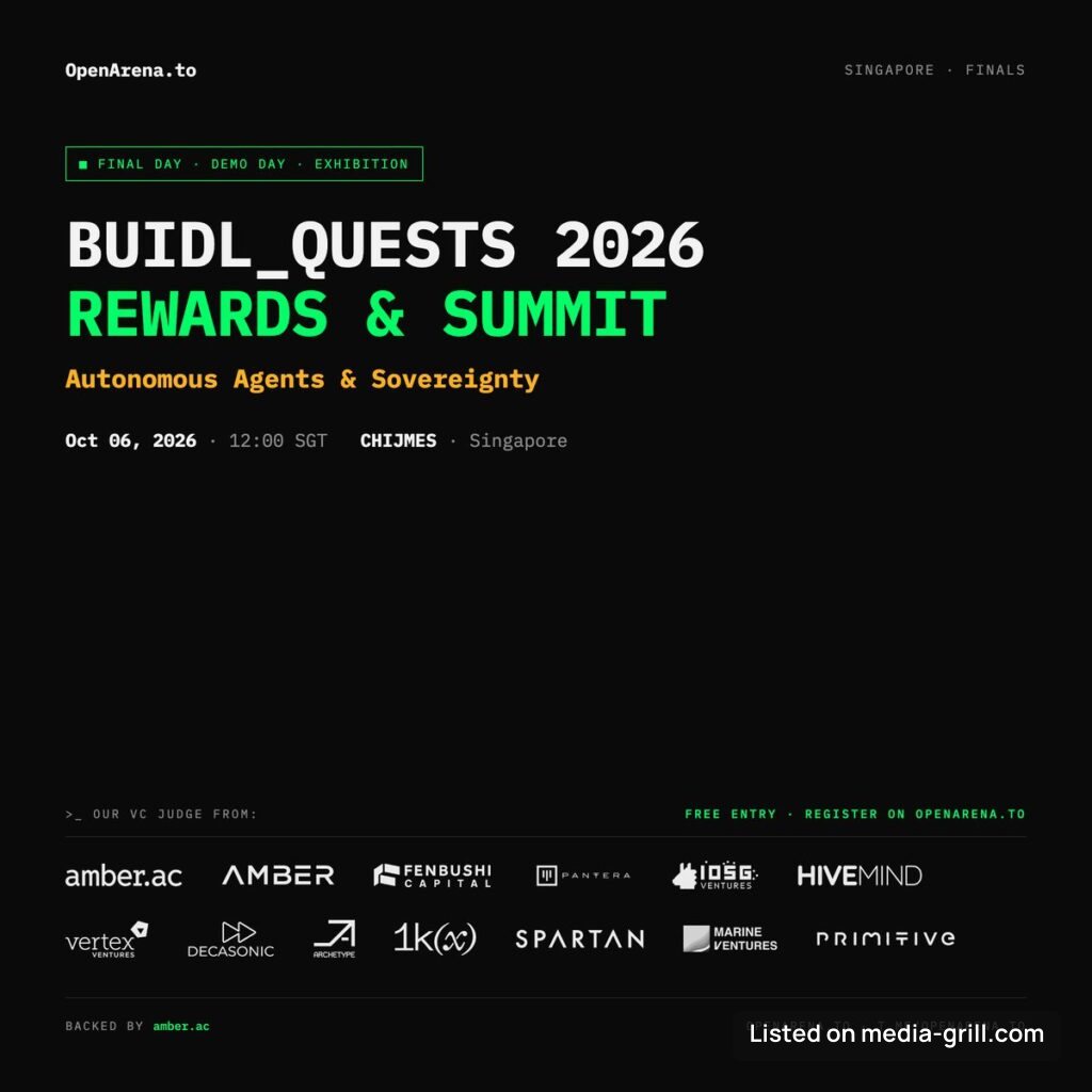 BUIDL_QUESTS 2026 Final Day · Rewards & Summit — Autonomous Agents & Sovereignty