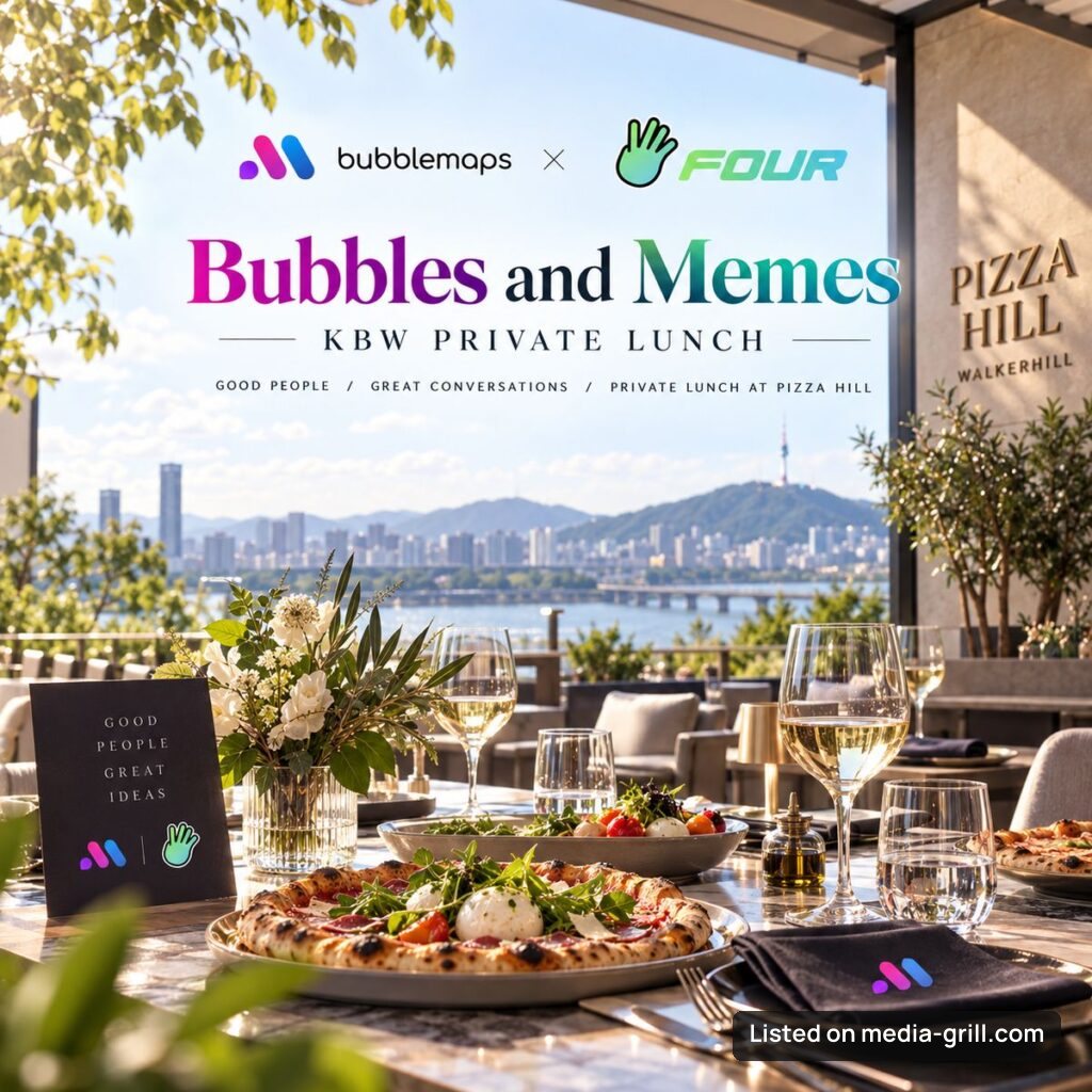 Bubblemaps × Four.Meme Private Lunch @ KBW 2026