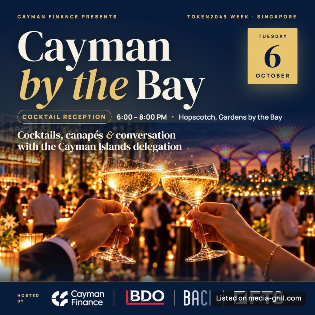 🇰🇾 Cayman by the Bay: TOKEN2049 Cocktail Reception🍸