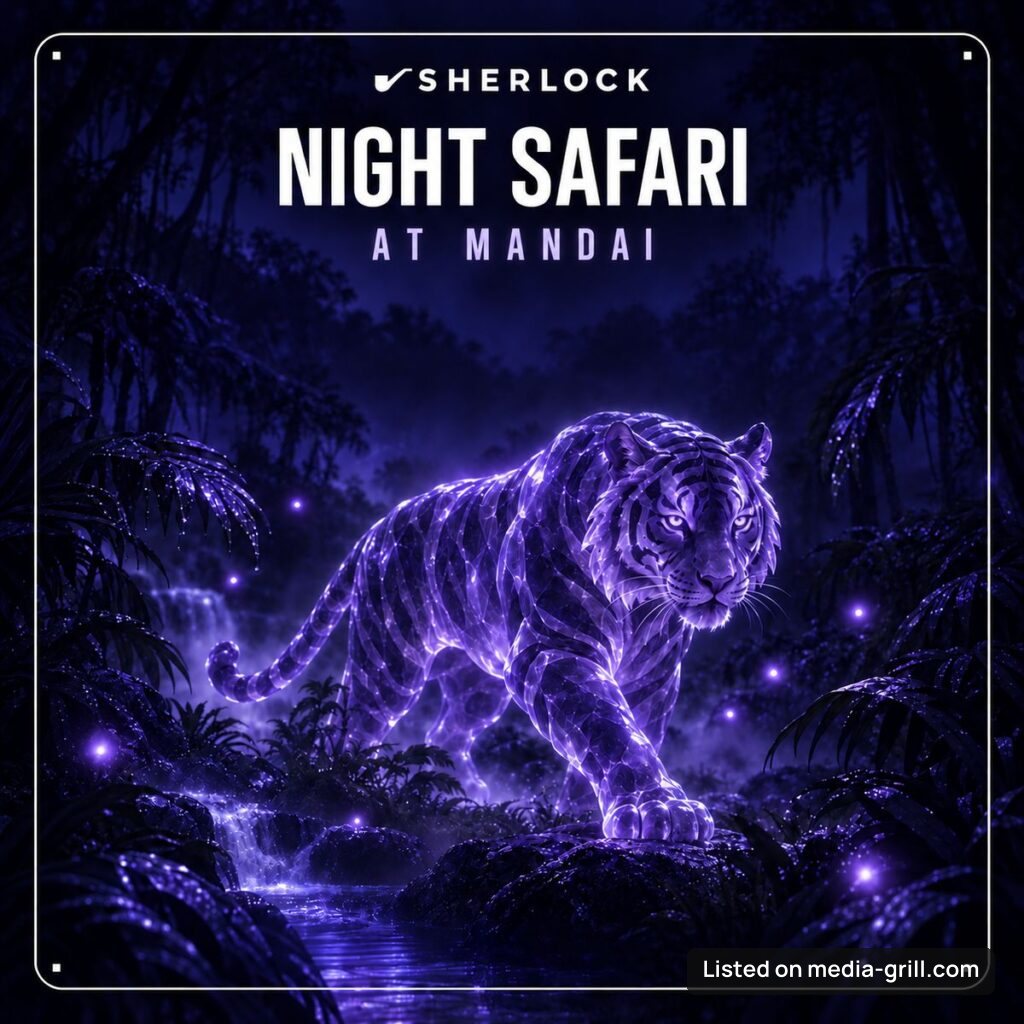Sherlock Night Safari at Mandai