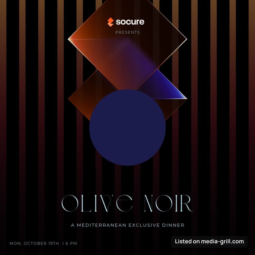 Olive Noir | Socure Crypto | Money20/20 Dinner