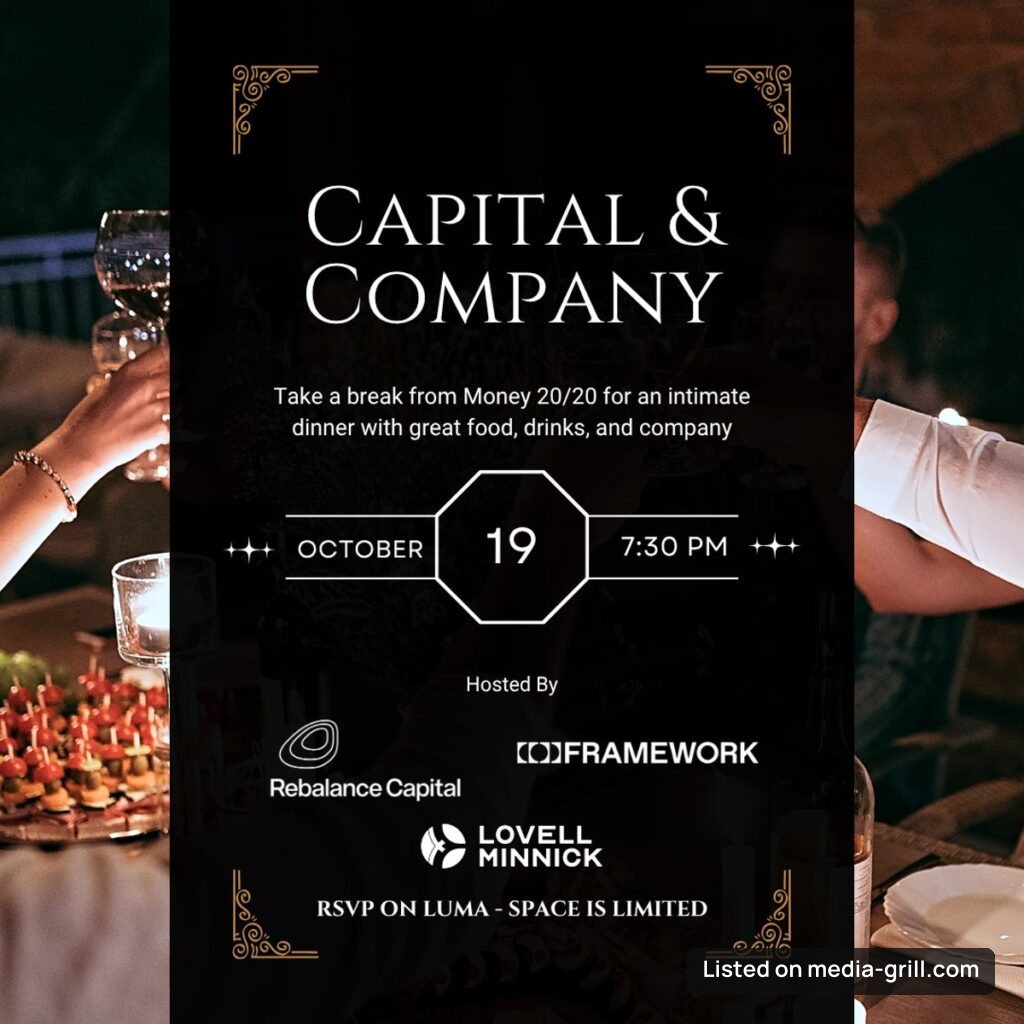 Capital & Company Dinner @ Money 20/20