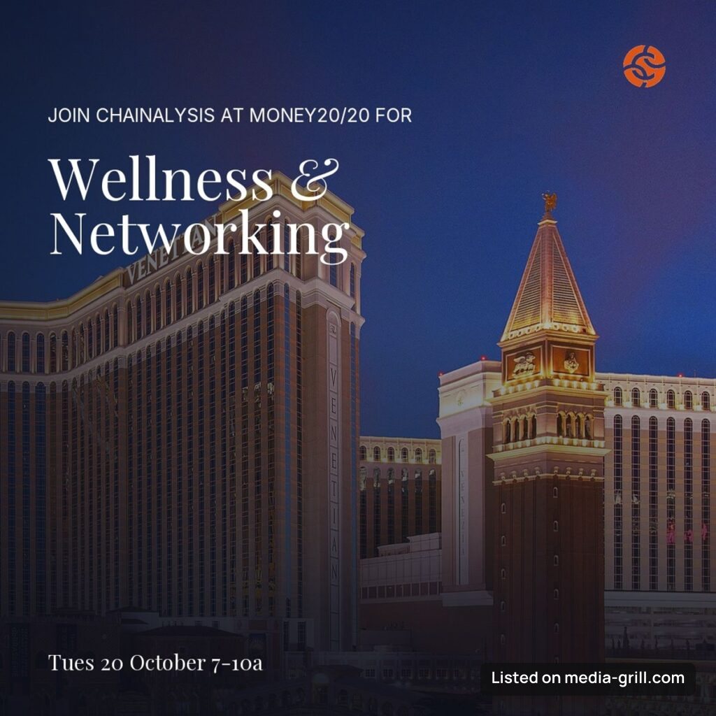 Join Chainalysis for Wellness & Networking at Money20/20