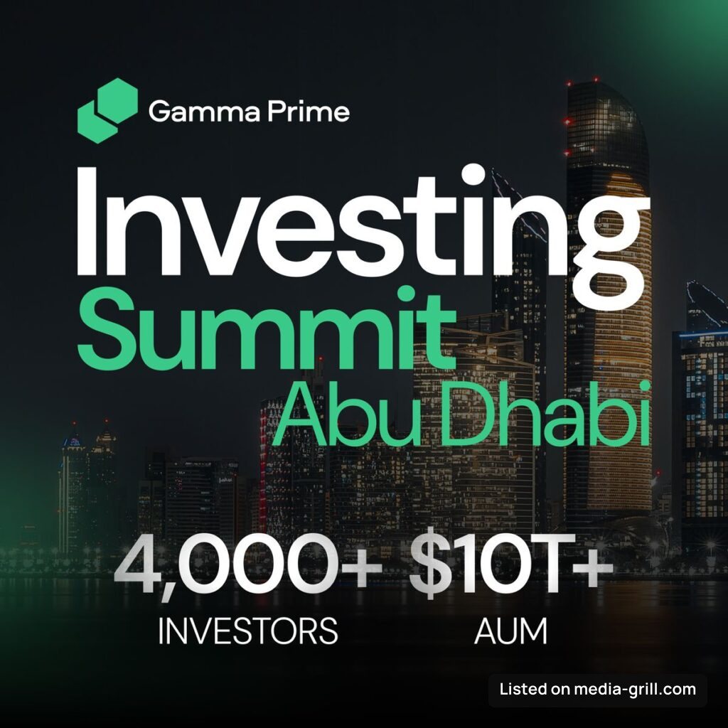 Gamma Prime Investing Summit 2026 Abu Dhabi 🇦🇪
