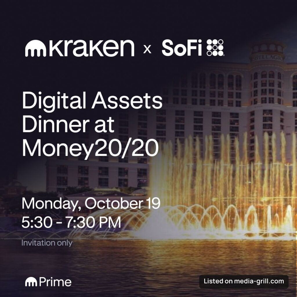 Kraken Prime & SoFi – Private Dinner at Money20/20