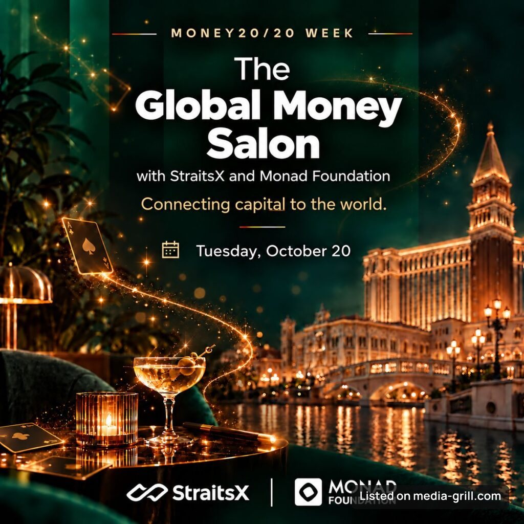 The Global Money Salon at Money 20/20 with StraitsX and Monad Foundation